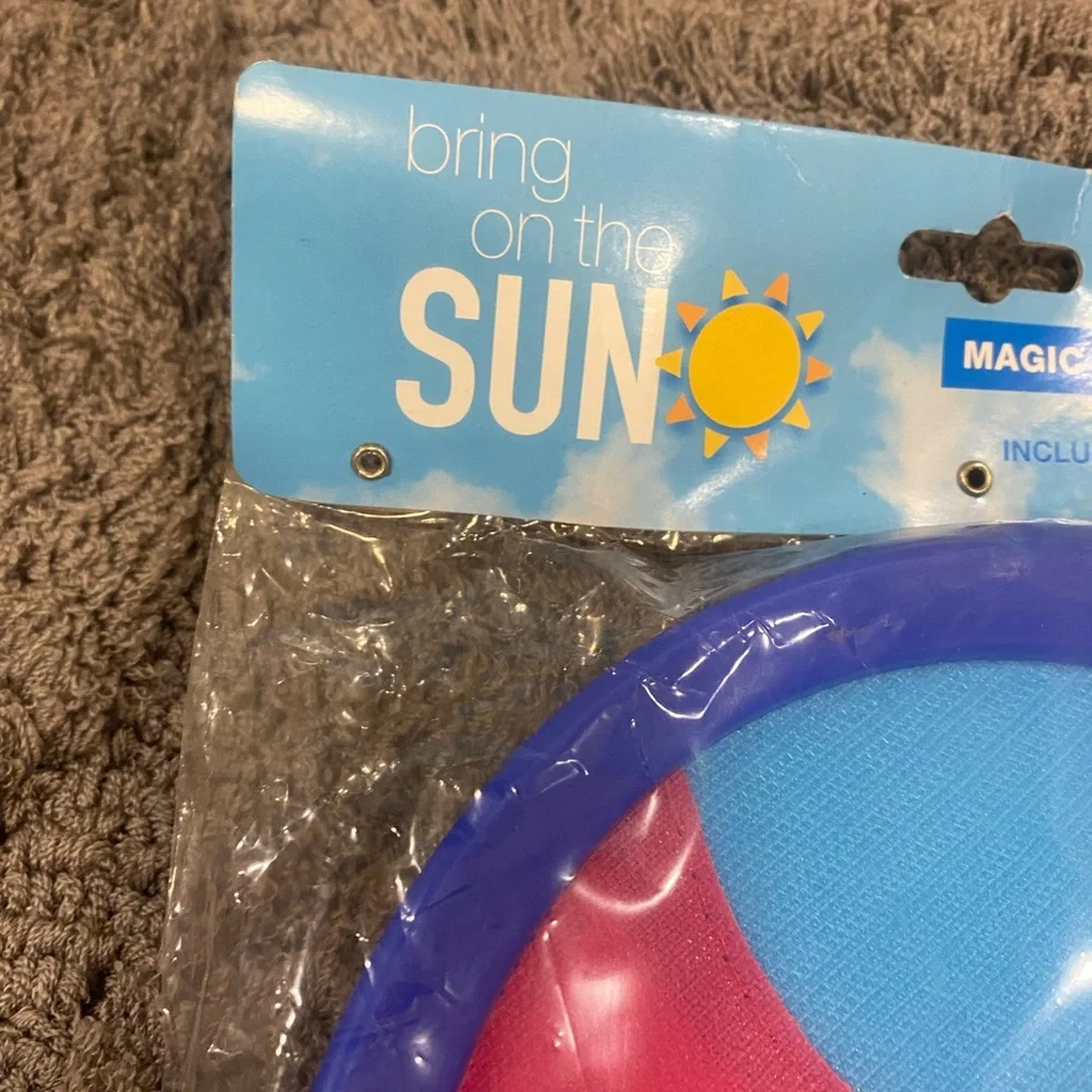 Blue & Pink,& Blue & Yellow Bring on the Sun Magic Catch Ball Set - 2 Pack